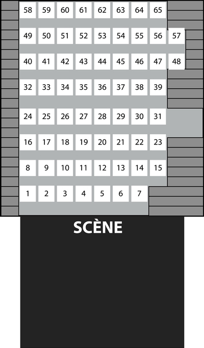 Plan de la salle